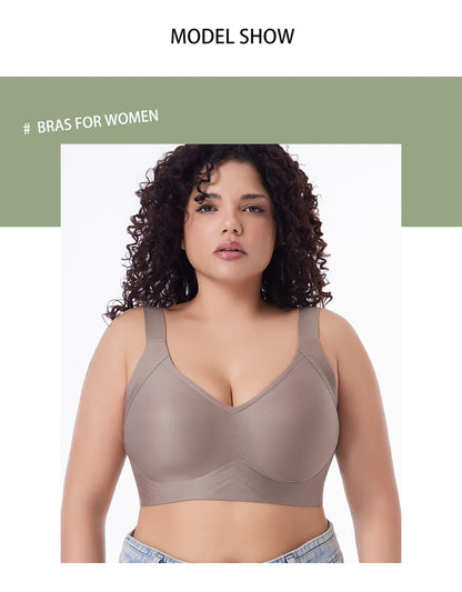Seamless Push Up Bra Women Wireless Plus Size Bralette