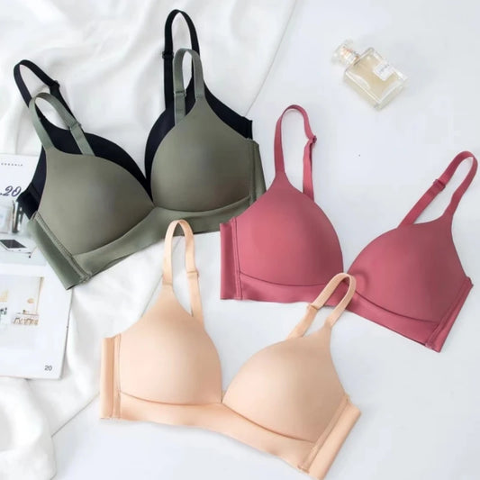 Japanese Style Seamless Wireless Push Up Bra Women