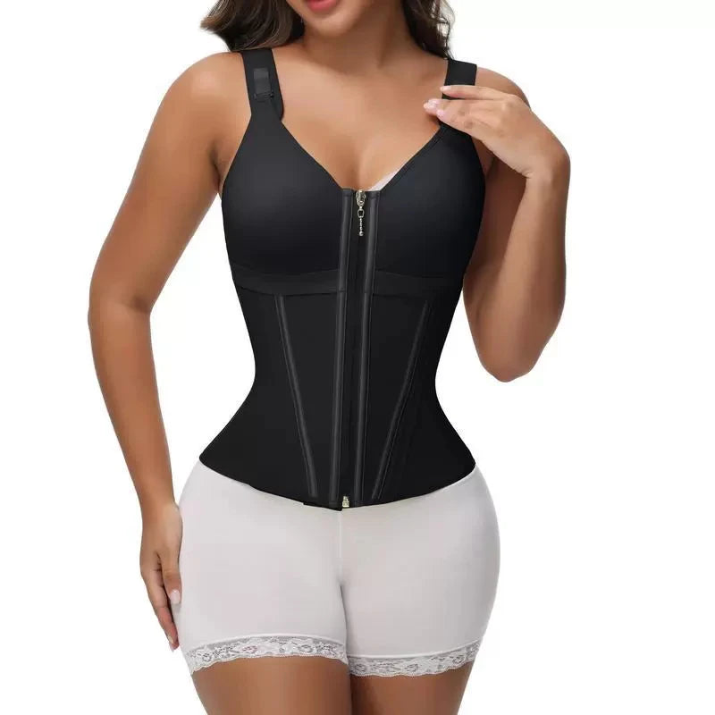 Colombian Fajas Waist Trainer Bodysuit Tummy Control Shaper