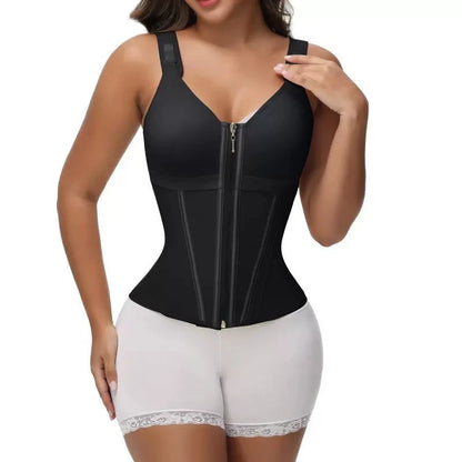 Colombian Fajas Waist Trainer Bodysuit Tummy Control Shaper