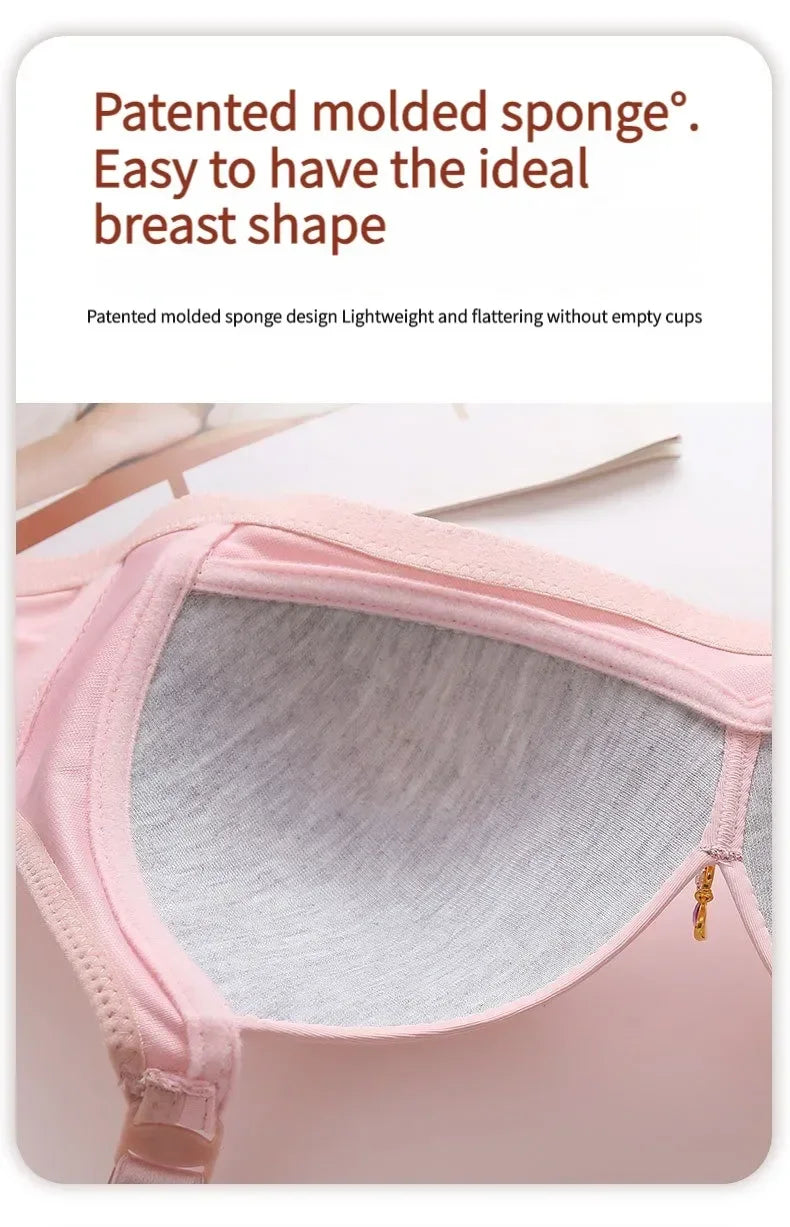 Wireless Push Up Bra Breathable Plus Size Bralette