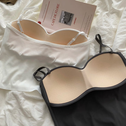 Seamless Yoga Tank Top Bra for Women U-Back Gym Vest