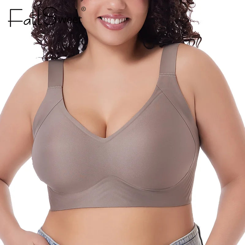 Seamless Push Up Bra Women Wireless Plus Size Bralette