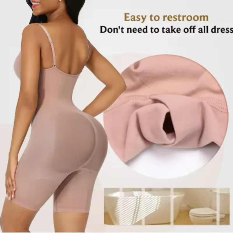 Seamless Shapewear Bodysuit for Women – Tummy Control