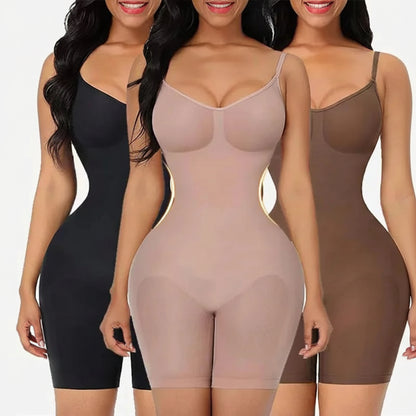 Seamless Shapewear Bodysuit for Women – Tummy Control