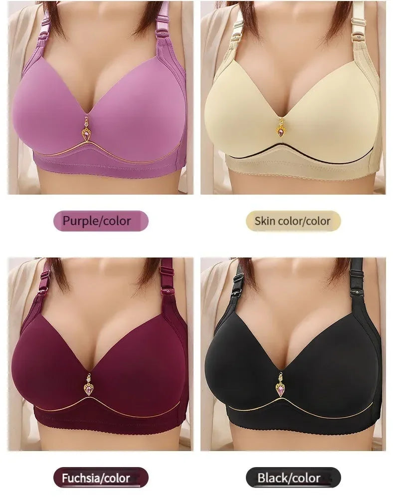 Wireless Push Up Bra Breathable Plus Size Bralette