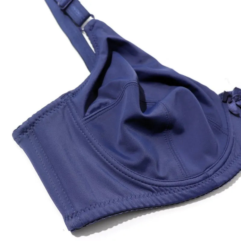 Plus Size Underwire Bra No Pad Unlined Support Bra