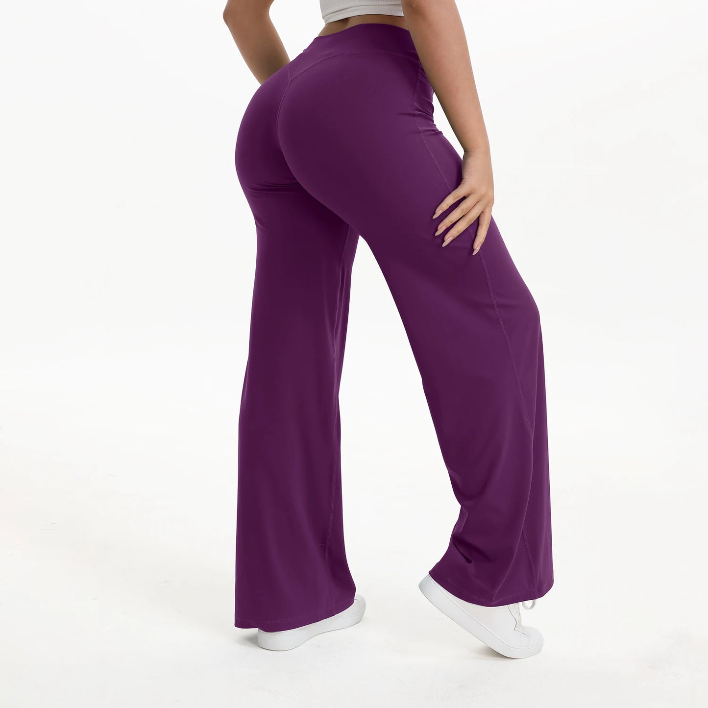 SoftMotion Mid Waist Gym Leggings Naked Feel Yoga Pants