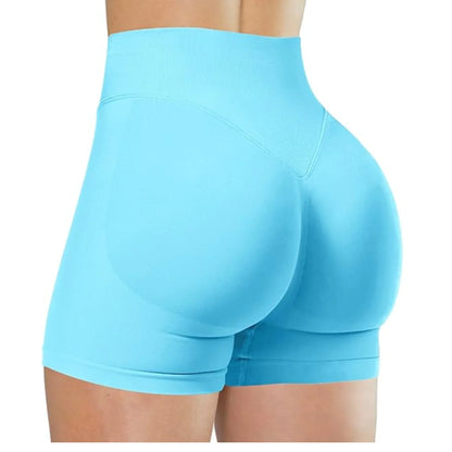 High Waisted Yoga Shorts Women Fitness Running Shorts