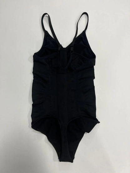 Seamless Bodysuit Shapewear Women Zip Front Tummy Control