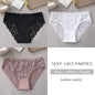 Floral Embroidery Lace Panties 3PCS Sexy Women Briefs