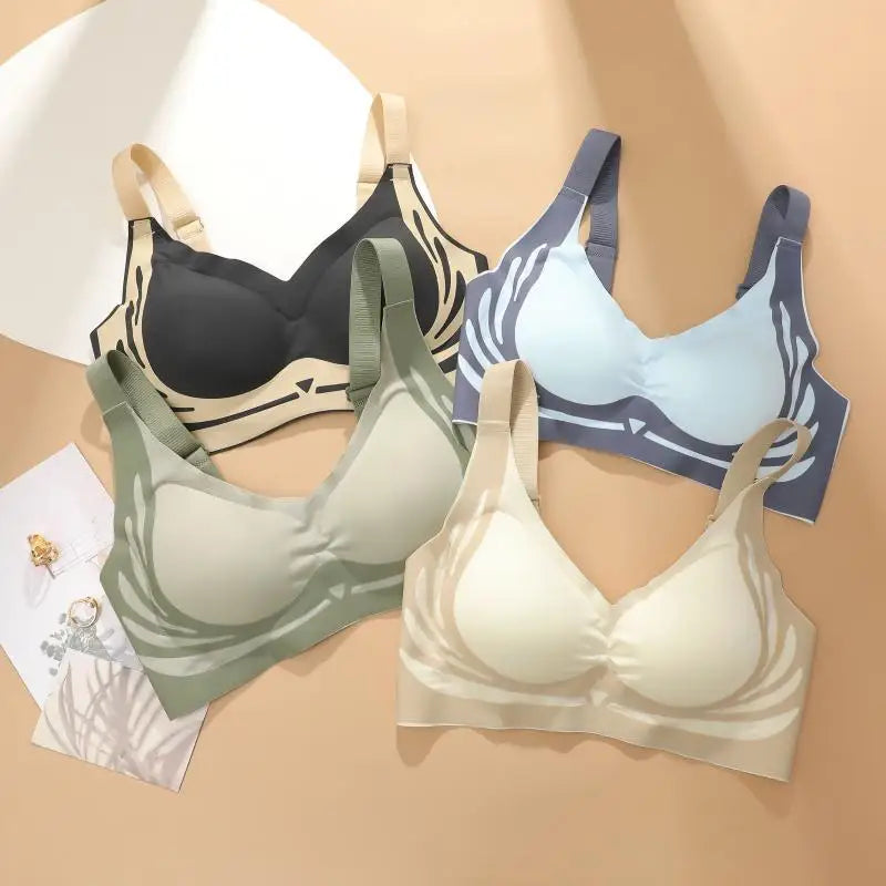 Angel Wings Seamless Push Up Bra No Wire Lingerie