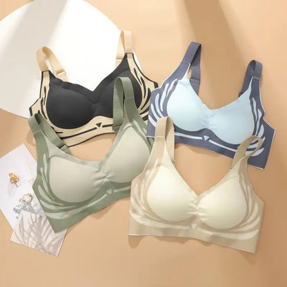 Angel Wings Seamless Push Up Bra No Wire Lingerie