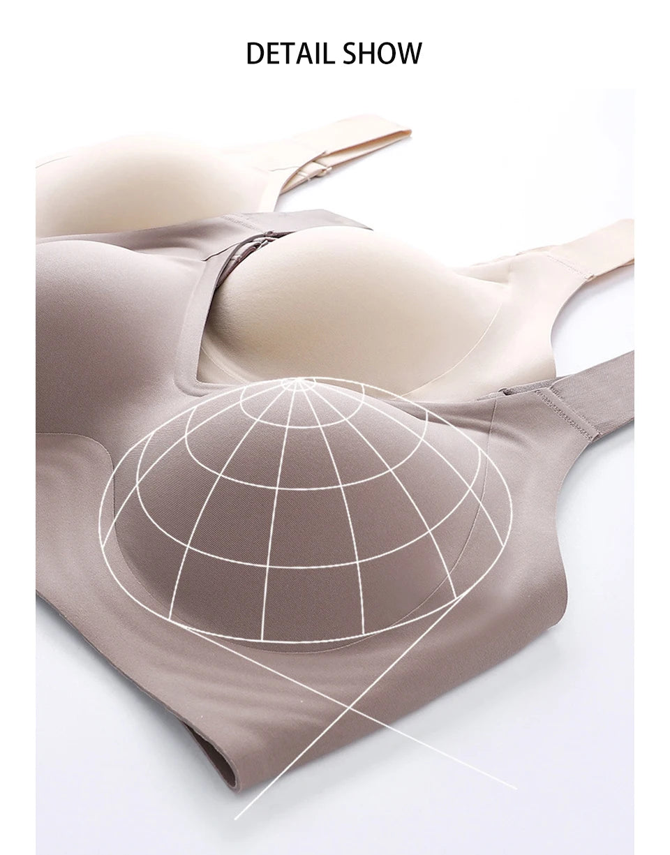 Seamless Push Up Bra Women Wireless Plus Size Bralette
