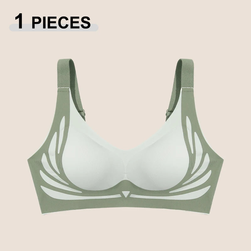 Angel Wings Seamless Push Up Bra No Wire Lingerie