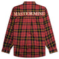 Plaid Long Sleeve Woven Shirt - Burgundy Plaid