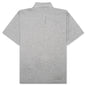 Fleece College Shirt - Light Grey Melange