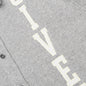 Fleece College Shirt - Light Grey Melange