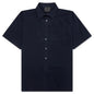 Short Sleeve Shirt with Pocket - Night Blue