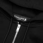 Glass Beaded Full Zip Hoodie - Black