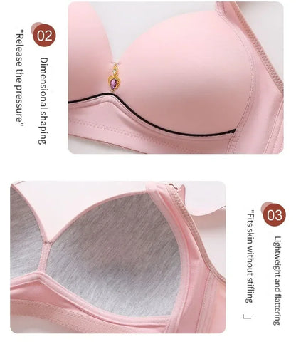 Wireless Push Up Bra Breathable Plus Size Bralette