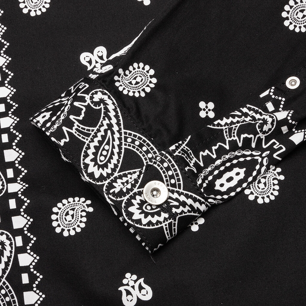 Archive Print Mix Jacket - Black/Navy