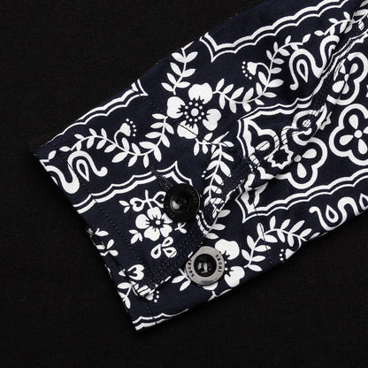 Archive Print Mix L/S T-Shirt - Black/White
