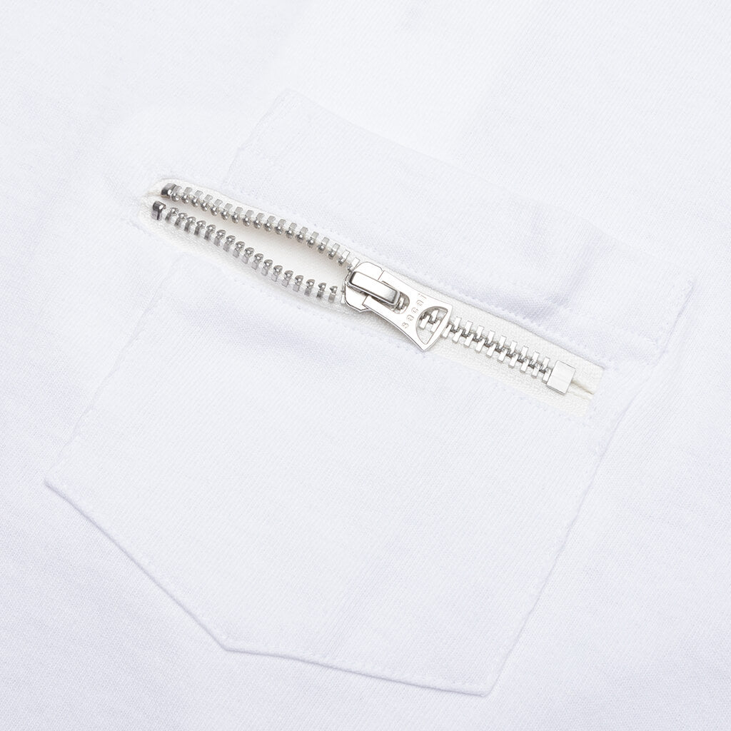 Archive Print Mix L/S T-Shirt - White