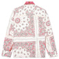 Bandana Print Blouson - Off White