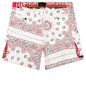 Bandana Print Shorts - Off White