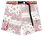 Bandana Print Shorts - Off White