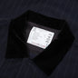 Chalk Stripe Shirt - Navy