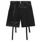 Cotton Nylon Oxford Short - Black