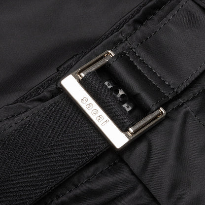 Cotton Nylon Oxford Short - Black