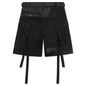 Cotton Nylon Oxford Short - Black