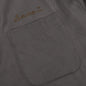 Cotton Twill Bowling Shirt - Grey