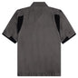 Cotton Twill Bowling Shirt - Grey