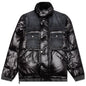 Denim x Padded Blouson - Black/Black