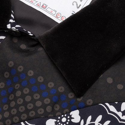Hank Willis Thomas / Archive Print Mix Shirt - Black/Navy