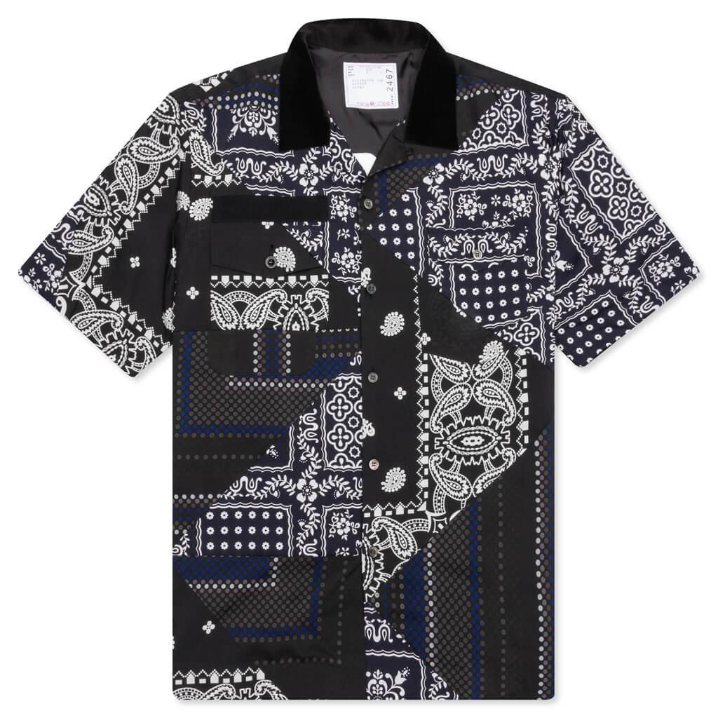 Hank Willis Thomas / Archive Print Mix Shirt - Black/Navy