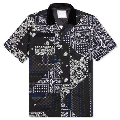 Hank Willis Thomas / Archive Print Mix Shirt - Black/Navy