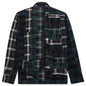 Hank Willis Thomas / Flannel Plaid Mix Blouson - Navy/Green
