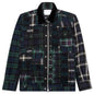 Hank Willis Thomas / Flannel Plaid Mix Blouson - Navy/Green