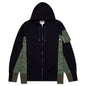 Sponge Sweat x MA-1 Zip Hoodie - Navy/Khaki