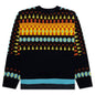 Wool Knit Pullover - Navy