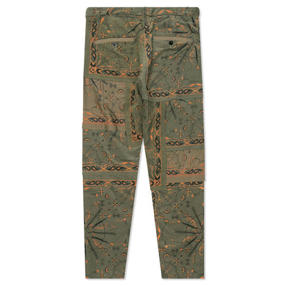 Sacai x Dr. Woo Bandana Print Pants - Khaki