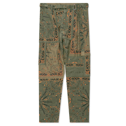 Sacai x Dr. Woo Bandana Print Pants - Khaki