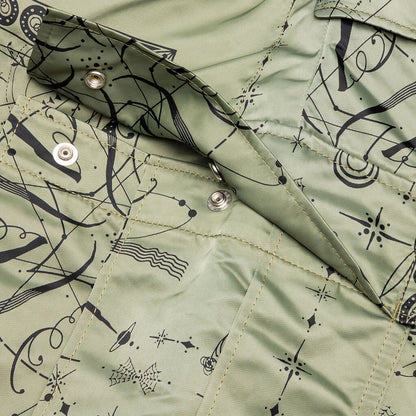 Sacai x Dr. Woo Bandana Print Shorts - Khaki