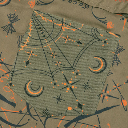 Sacai x Dr. Woo L/S Bandana Print Shirt - Khaki