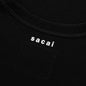 Sacai x Kaws Embroidery T-Shirt - Black/White